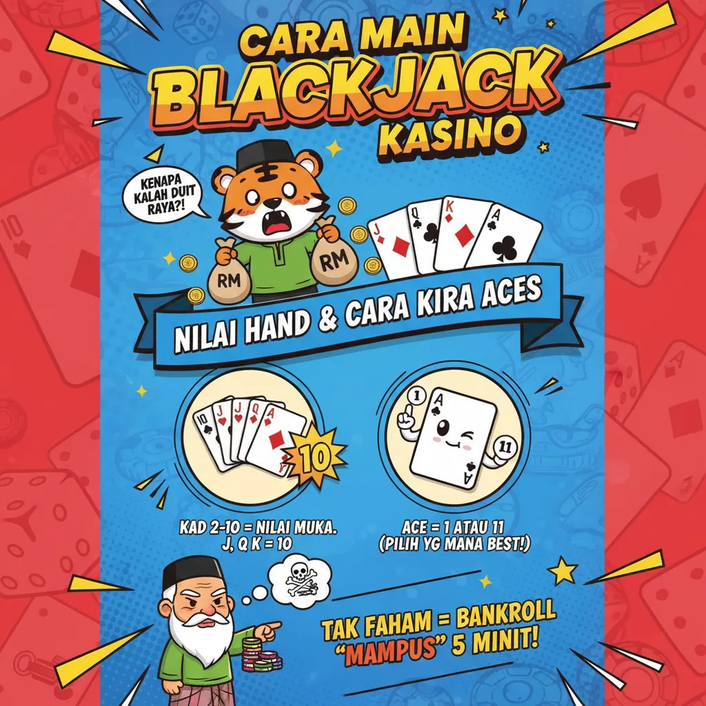 Cara Main Blackjack Kasino: Nilai Hand dan Aces