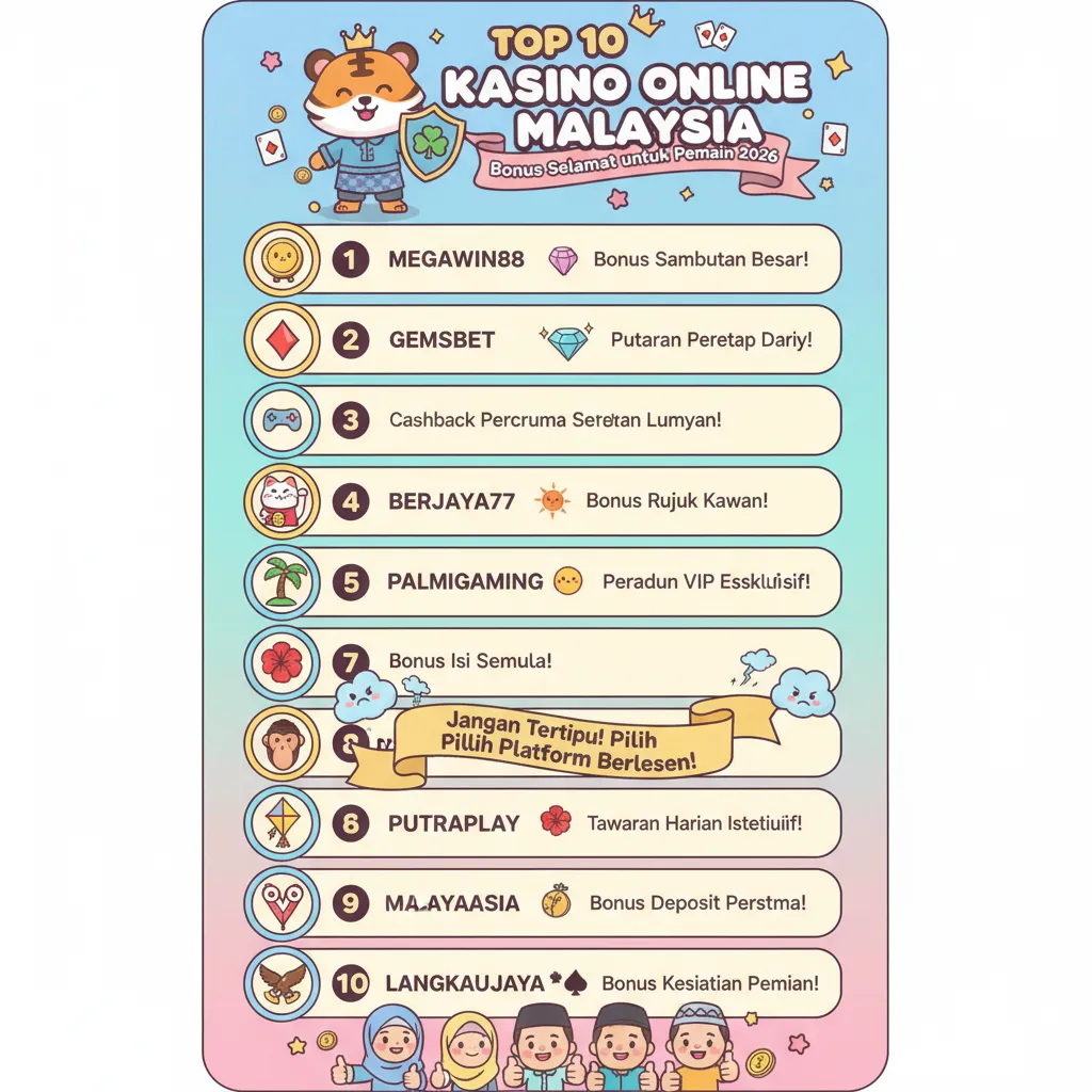 Kasino Terbaik Malaysia: Bonus Selamat untuk Pemain