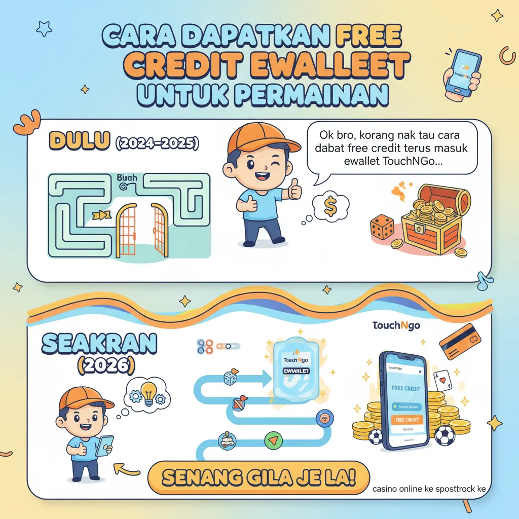 Cara Dapatkan Free Credit Ewallet TouchNGo untuk Permainan