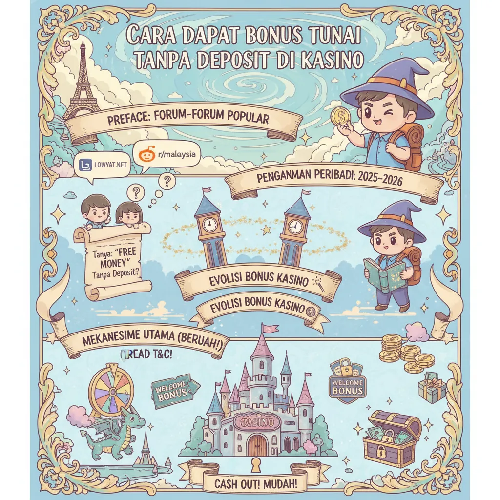 Cara Dapat Bonus Tunai Tanpa Deposit di Kasino