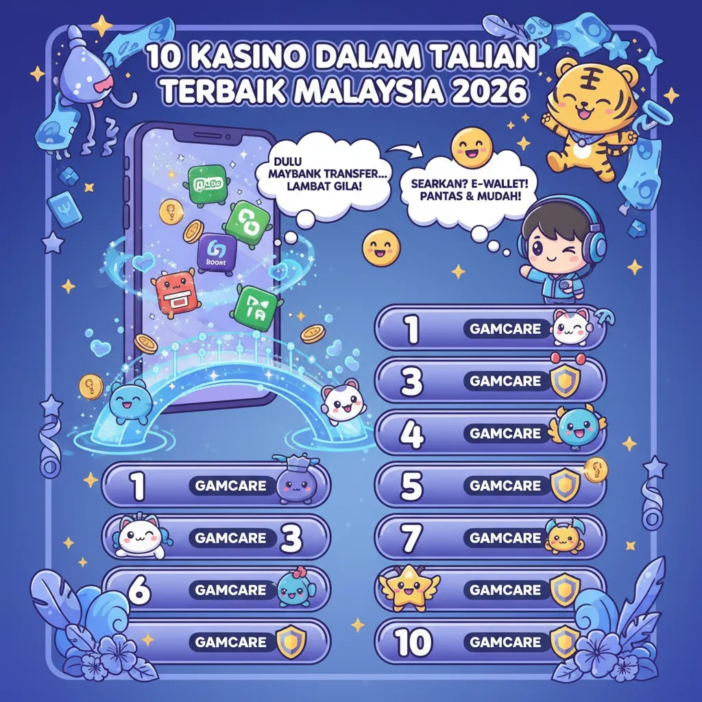 Pilihan eWallet & MYR 50 di Laman Perjudian