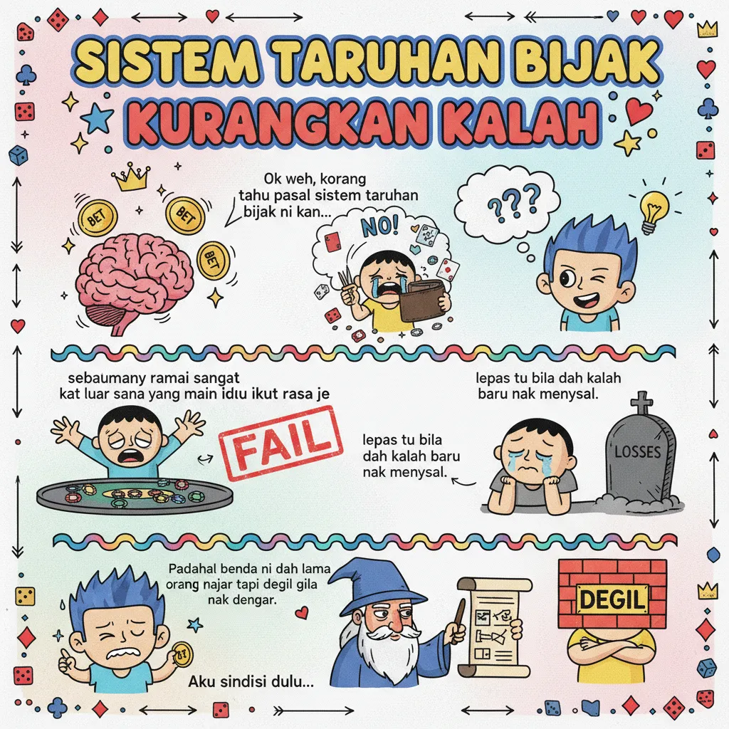 Sistem Taruhan Bijak Kurangkan Kalah