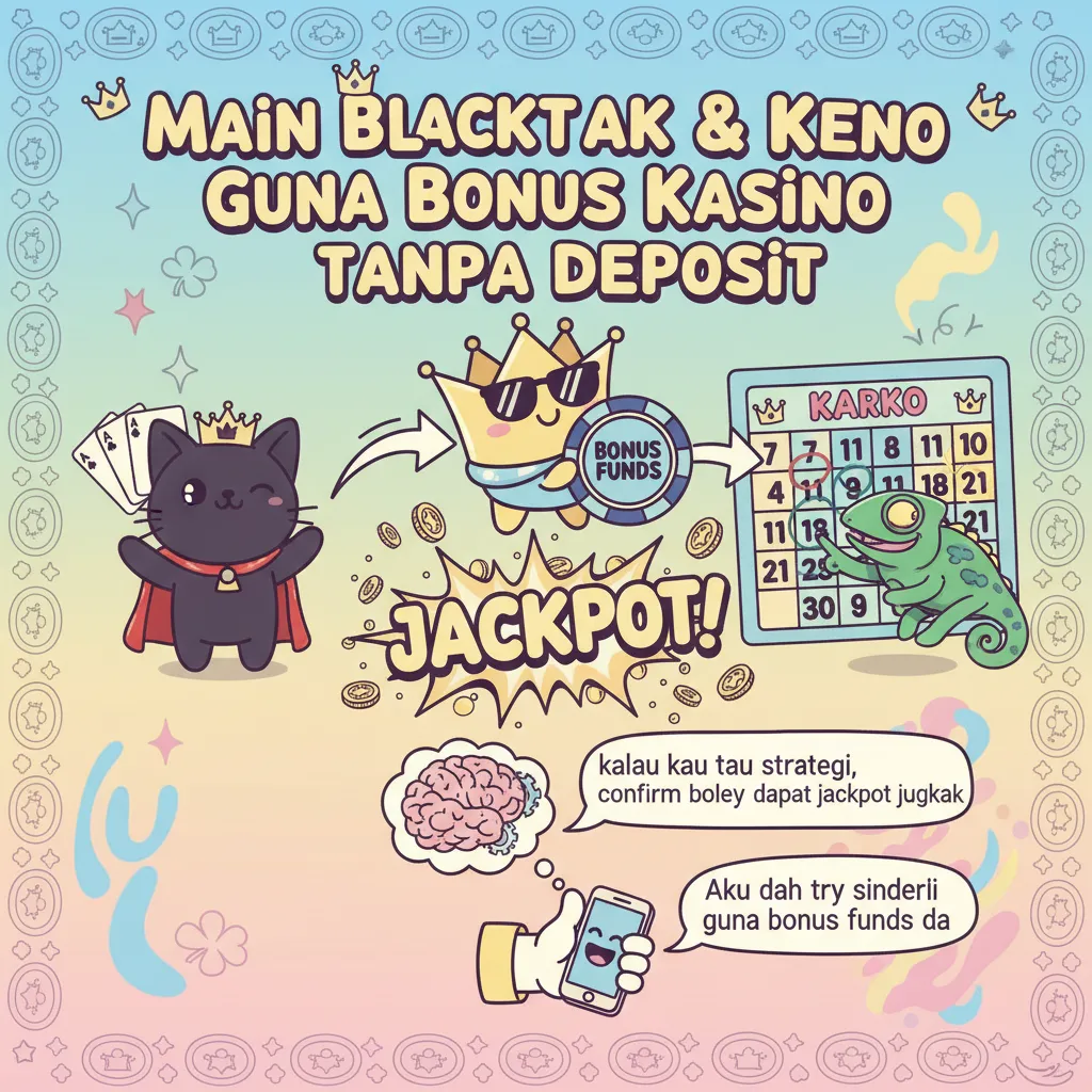 Main Blackjack & Keno Guna Bonus Kasino Tanpa Deposit