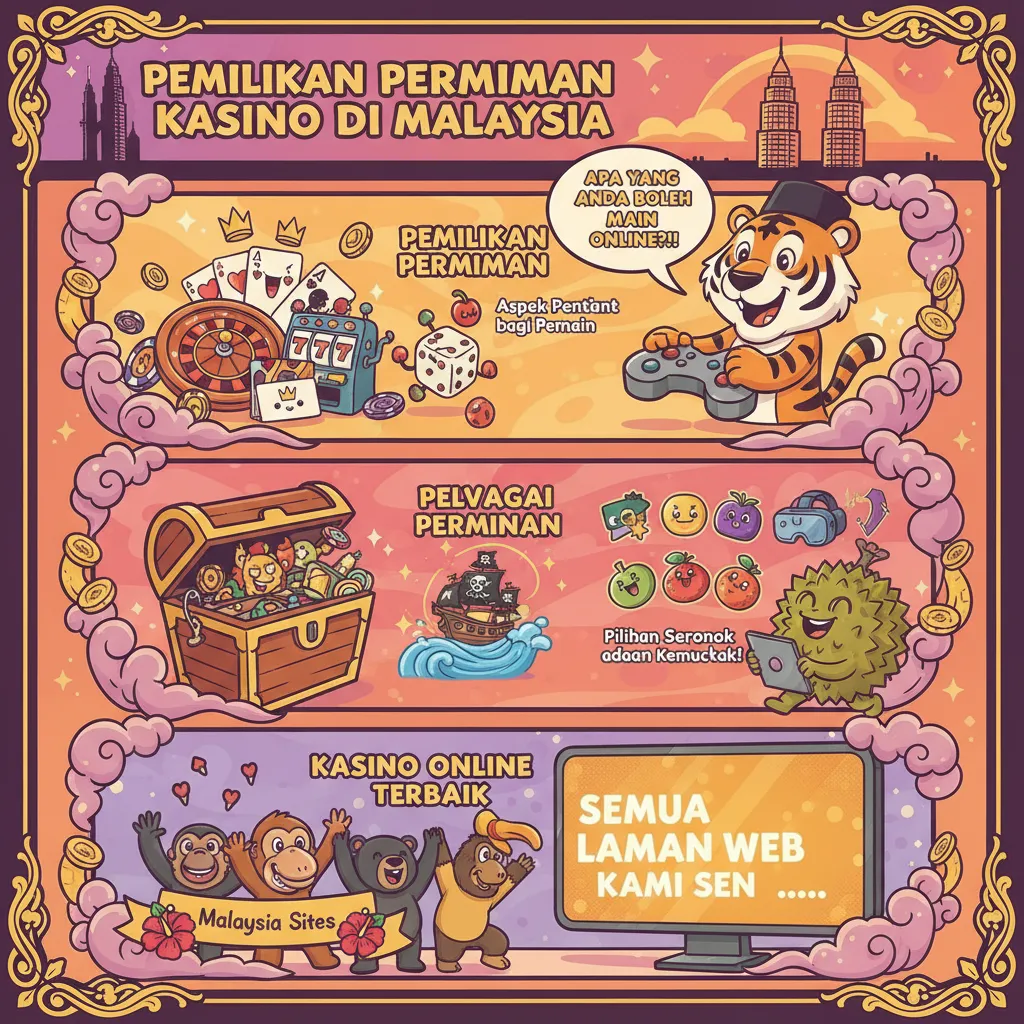 Permainan Popular, Bonus dan Kaedah Pembayaran di Kasino Dalam Talian Malaysia