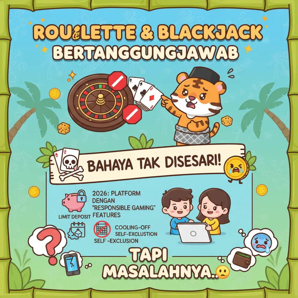 Kasino Dalam Talian: Roulette dan Blackjack Bertanggungjawab
